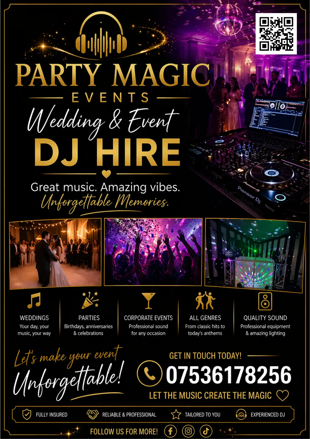 Wedding DJ hire at Party Magic Events image 1